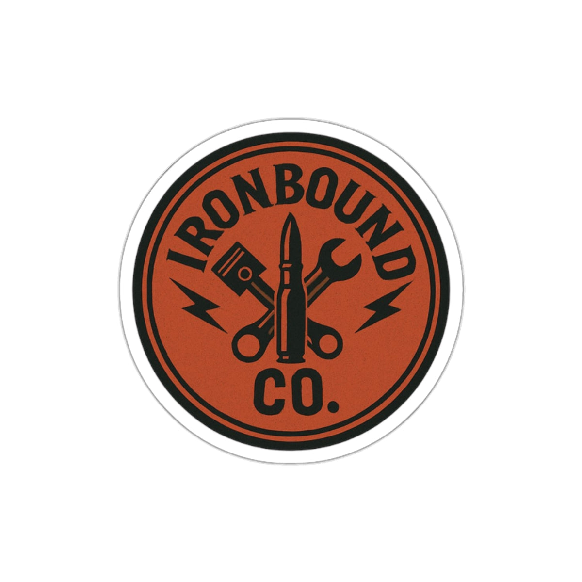 Ironbound Co. Logo Sticker – Die-Cut Edition