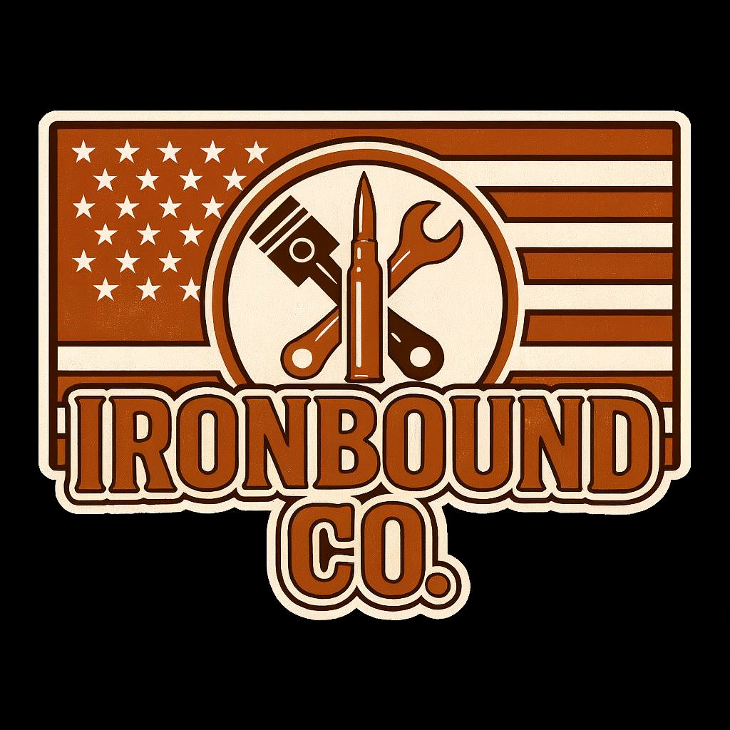 Ironbound Co. 2.5" Die-Cut Sticker – Flag Edition