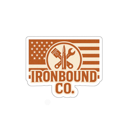 Ironbound Co. Die-Cut Sticker – Flag Edition