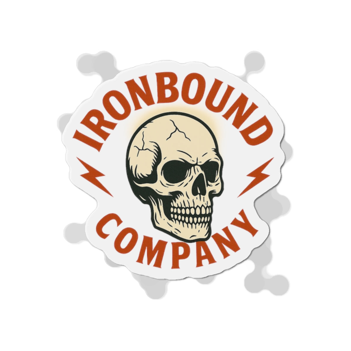 Ironbound Co. Skull Magnet – Die-Cut
