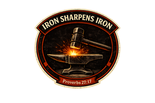 Iron Sharpens Iron 2.5" Die-Cut Sticker