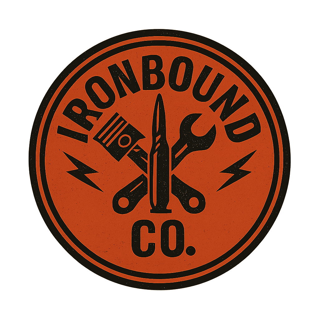 Ironbound Co. Logo 2.5" Die Cut Sticker